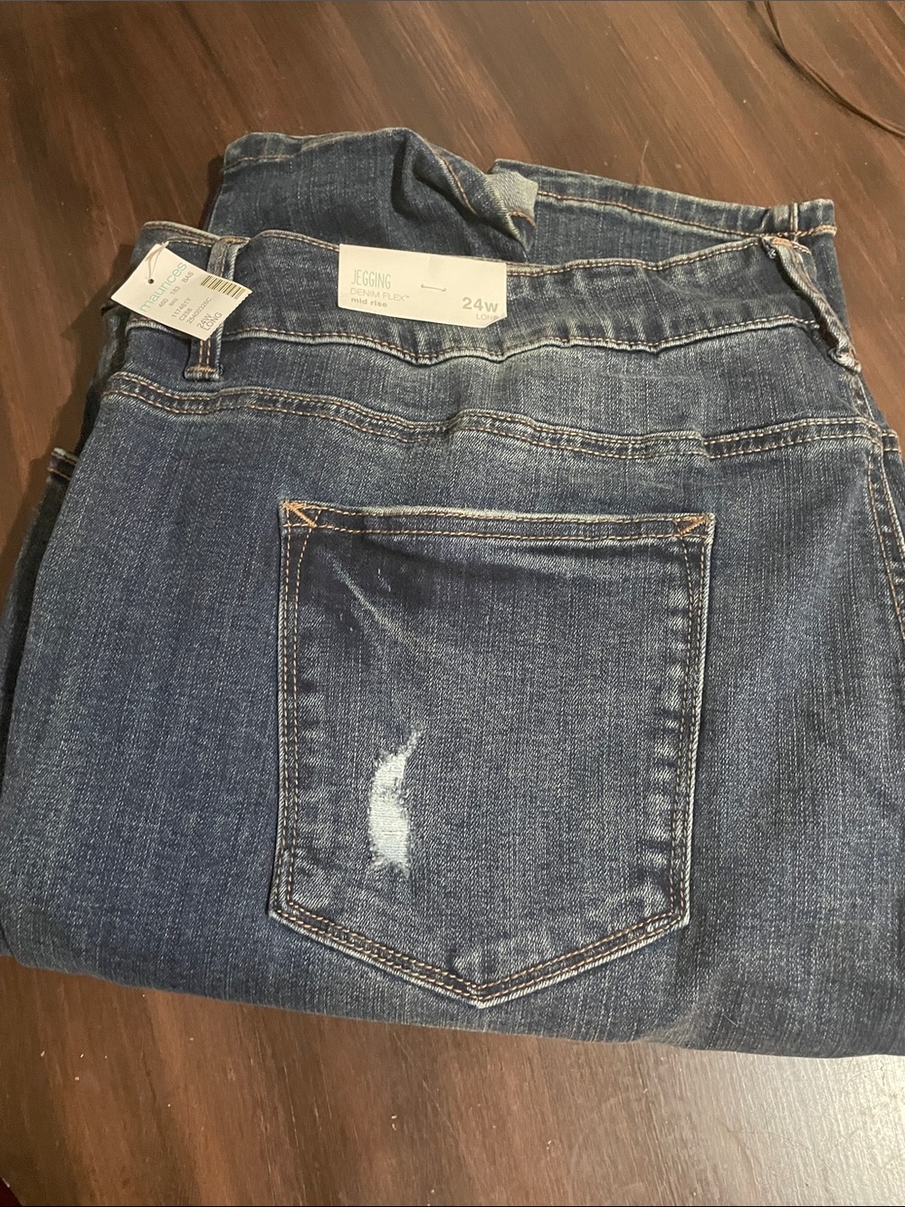Maurices Dark Blue Stretch Jeggings